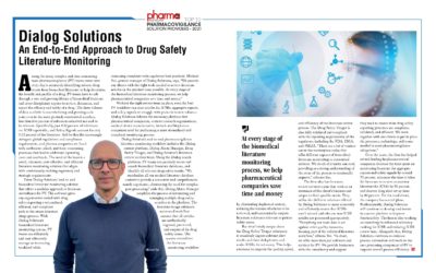 Dialog Solutions – Top 10 Pharmacovigilance Solution Provider